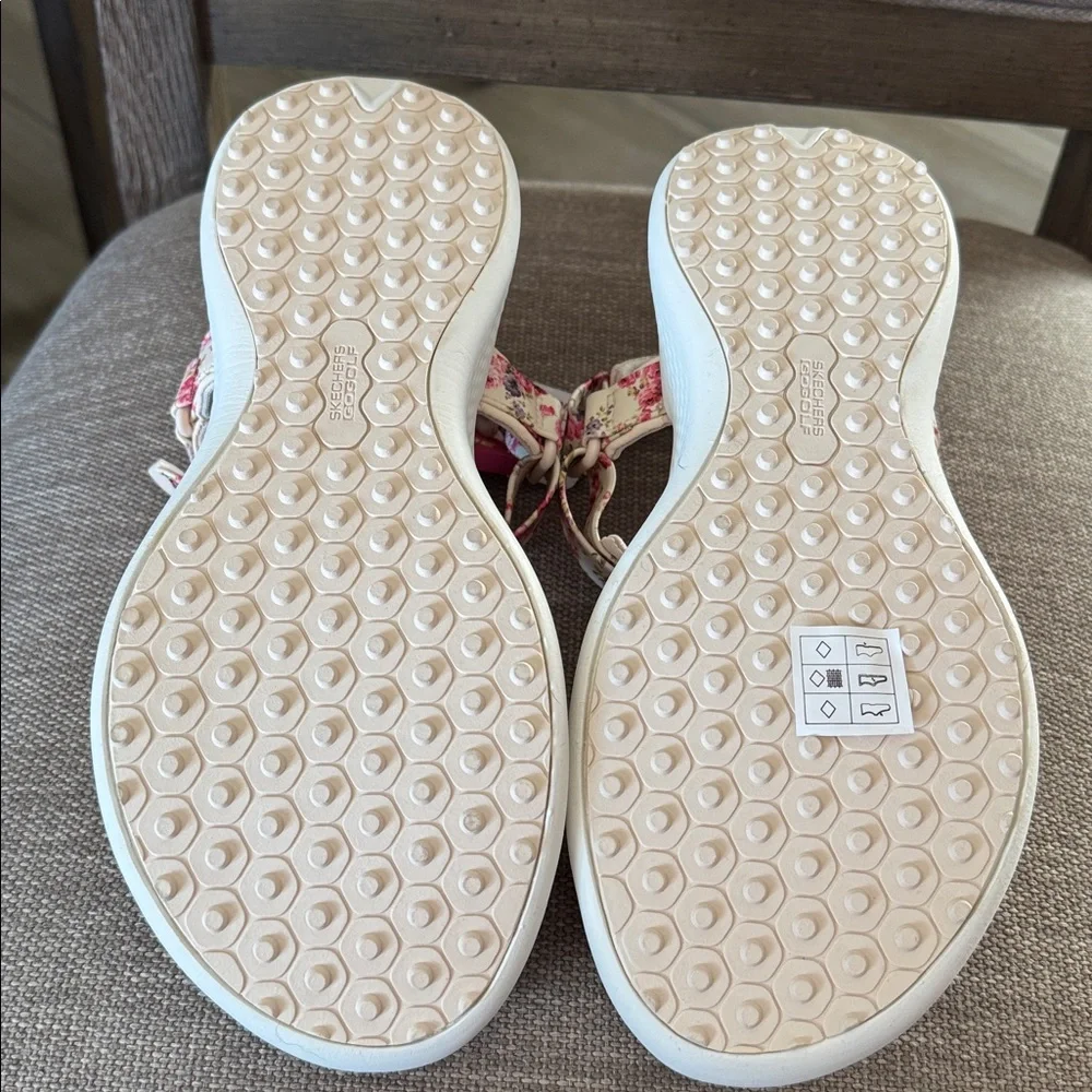 Skechers go golf rose pattern sandals NWT - Picture 4 of 6